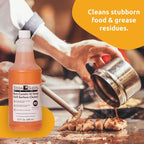 Stera Sheen - Grill Cleaner - Food Safe, Non-Caustic Formula - Restaurant & Cafe Quality Cleaner for Flat Top Grills and Griddles - Eliminate Tough Encrusted Grease - 32 fl oz Bottle (1 count)