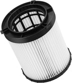 2 Pack HEPA Replacement Filters for DEWALT DC500 (DC5001H) Cordless/Corded Wet/Dry Vacuum