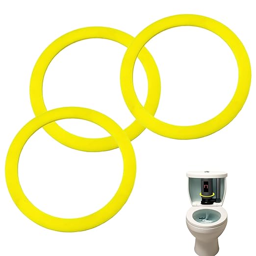 3 Pack Flush Valve Seal for Kohler, GP1059291 Silicone Replacement for Toilets, Canister Flush Valve Toilet Tank Gasket Replacement Parts