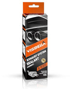 Auto Vehicle Exhaust System Sealant, Non-Slumping Professional Repair Crack Adhesive Super Glue Sealer for Car Mufflers, Tailpipes, Catalytic Converters (Box, Gram, 150)