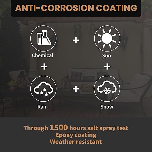 Wood Screws 2-1/2 Inch, FIXLINK Deck Screws #10 x 2-1/2", 310 PCS, Epoxy Coated, T25 Star Bit Above 1500 Hour Salt Spray Coating Outdoor Decking Screws Excellent Rust Resistant for Wood Fence, Brown