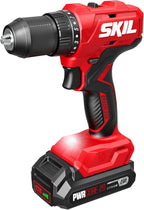 SKIL PWR CORE 20V Brushless 9-Tool Power Tool Combo Kit Including 2 * 2.0Ah Batteries, Charger, and Rolling Tool Box -CB8009B-20