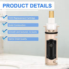 Qunclay 10 Pack Handle Faucets Tub Bathtub Shower Cartridge Replacement Tool Brass and Plastic Shower Part Compatible with Moen 1222 Replacement Cartridge Kit