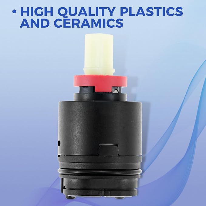 Mgoodoo 40PHF-2 Pressure Balance Cartridge, 40mm Shower Cartridge Replacement Fit for Tub/Shower Faucet Valve