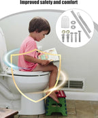 Toilet Seat Anchor Kit Compatible with Kohler K-84999 K-3386 K-3393 K-3398 K-3564 K-14338 K-3607 Models, Toilet Seat Fastening Replacement Kit