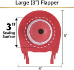 Korky Large 3-inch Complete Toilet Repair Kit, Fixes: Running, Noisy, No/Slow Refill, and No/Weak Flush Toilets, Easy to Install, 5010MP
