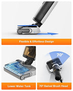 roborock F25 LT Wet Dry Vacuum Cleaner and Mop, 20000Pa Cordless Vacuum Mop Combo, 194°F High Temperature Self Cleaning & Hot Air Flash Drying, 180° Lie-Flat Hard Floor Cleaner, Edge to Edge Cleaning