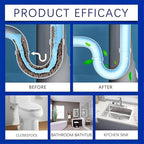 Wild Sink and Drain Cleaner Powder | Rapid-Foam Fast-Acting Pipe Declogger for Kitchen, Bathroom, Toilet, Shower Drain Maintenance | Powerful Foaming Cleaner (3.88oz/110g, Count, 3)