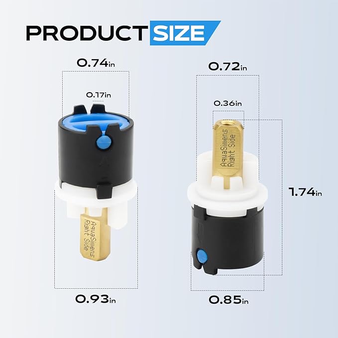 RP60400 Valve Stem Cartridge Replacement for Delta Two Handle Diamond Seal Technology aucets and Beverage Faucets, Replacement Faucet Parts for Bathroom Faucet Cartridge