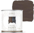 AMY HOWARD AT HOME Chalk-Based One Step Paint for Furniture, Cabinetry, Decor, Finish, and More | No Stripping, Sanding, or Priming | Dark Base | 32 Ounce | Windsor