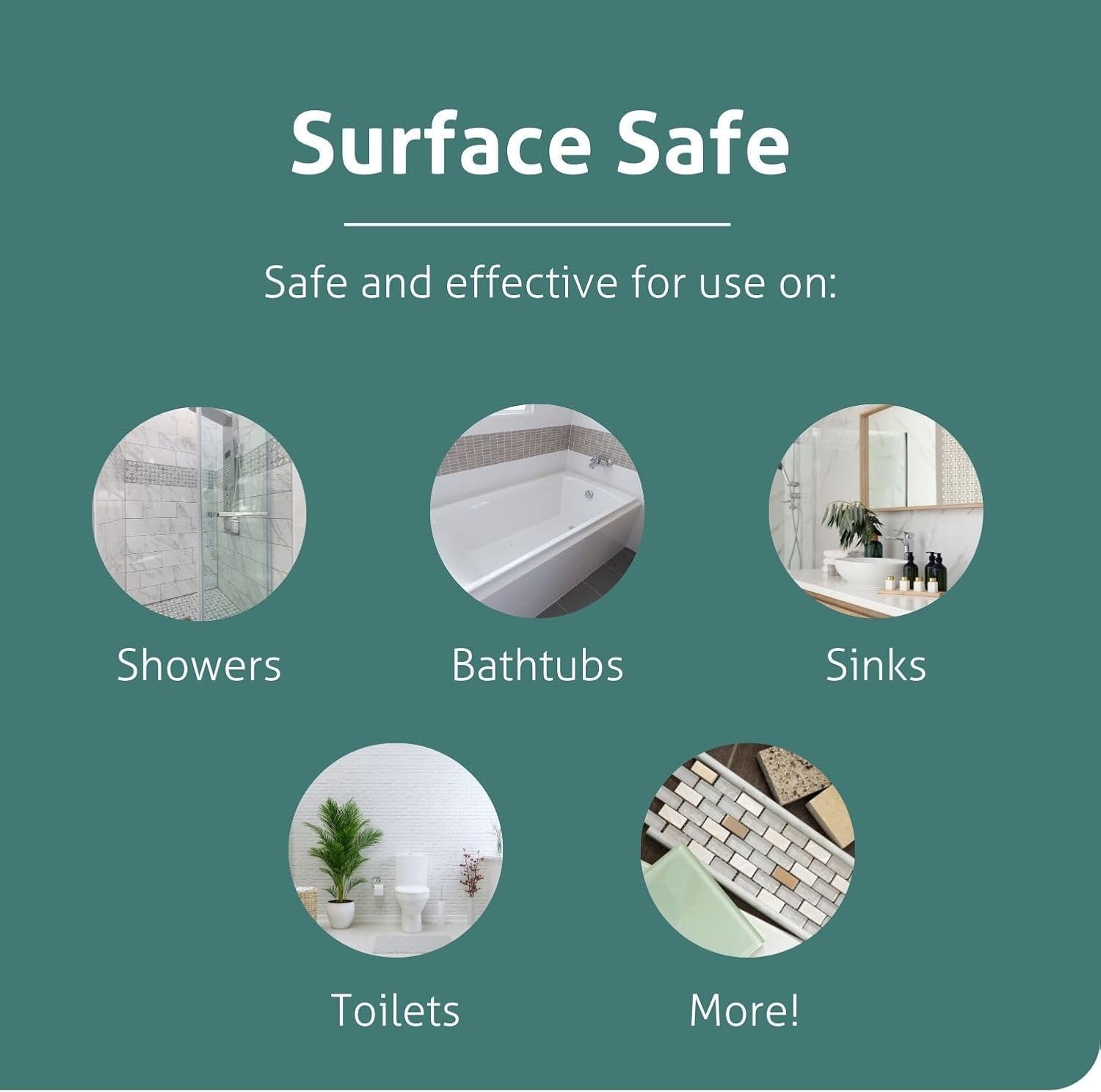 Therapy Bathroom Cleaner Spray 24 fl oz. (3-Pack) - Daily Shower Cleaner for Soap Scum, Hard Water Stains – Non-Toxic, Bleach-Free, Foaming Formula for Grout, Tile, Tubs, Glass and Bathroom