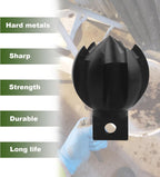 Drain Cleaner Cutter Heads 1-1/2 Inch Clog Chopper Multi Function Cuttin Tool, Black