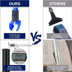 KeFanta Heavy Duty Mops for Floor Cleaning,60" Commercial Industrial Mop with Long Handle, Looped-End String Cotton Wet Mop for Home, Kitchen, Garage, Office and Concrete/Tile Floor