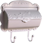 Special Lite Hummingbird Horizontal Wall Mount Mailbox - White Aluminum Mailbox for Wall Mount - SHB-1004-WH