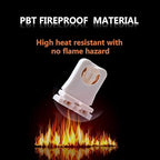 JACKYLED 50Pcs of UL Listed Non-shunted T8 Lamp Holder Socket Tombstone for LED Fluorescent Tube Replacements Turn-Type Lampholder, Medium Bi-pin Socket for Programmed Start Ballasts Standard Profile