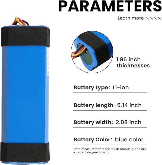 ANTIEE 4000 mAh Vacuum Cleaner Battery for Tineco iFloor 3, Floor One S3, Floor One S3, Breeze Cordless Wet Dry Aspirapolvere Robots 21.6 V