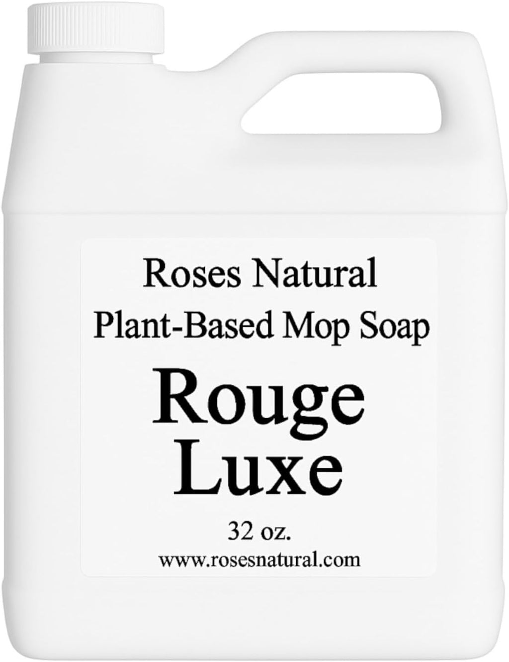 Plant-Based Floor Cleaner Mop Soap – 32 oz | Streak-Free, Highly Scented, Concentrated Mop Solution for Tile, Vinyl, Hardwood & Sealed Floors | Non-Toxic, Eco-Friendly (Rouge Luxe)