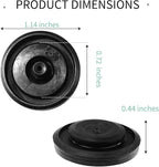 Toilet Fill Valve Seal Kit, Compatible with Kohler 83143 and Compatible with Fluidmaster 200, 242, 400, 747 Fill Valves, 2 Pack Replacement Seals for Toilet Tank Repair