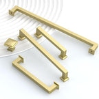 10 Pack 6.3"(160mm) Gold Cabinet Pulls Kitchen Cabinet Handles Gold Drawer Pulls Cupboard Hardware for Cabinets