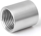 TAISHER 10PCS 304 Stainless Steel Cast Pipe Fitting, Coupling, 3/4" x 3/4" NPT Female Threaded