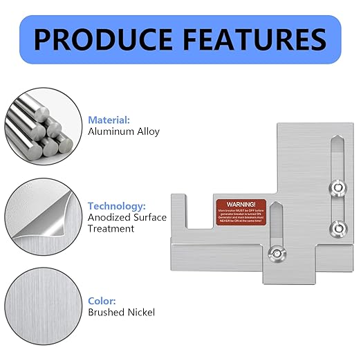 Generator Interlock Kit Compatible with Murray or Siemens 150 Amp or 200 Amp Panels, 7/8-1 1/4 inches Spacing Between Main and Branch Breaker