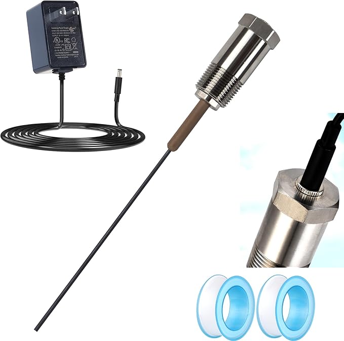 Powered Anode Rod, vattceel Water Heaters Anode Rod Titanium Anode Rod(10-45 Gallon Tank), Electrical Anode Rod,No More Sulfur/Rotten Egg Smell,Prevent Corrosion of Storage Tanks