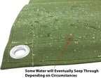 Mytee Products 12' x 24' Green Canvas Tarp 12oz Heavy Duty Water Resistant