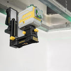 ENVENTOR Fine-tuning Bracket Laser Level Adapter, 1/4"-20 Male Threaded L-Shape Magnetic Pivoting Base with Adjustable Clip for Wall & Ceiling Mounted, 360° Adjustable Support, Height Adjustment