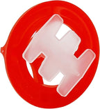 Tile Leveling Kit Tile Leveling System Clips Tile Anti-Loosening and Spacing System Kit (1/16"-300pcs White Base Tile Spacers + 100pcs Red Cap)