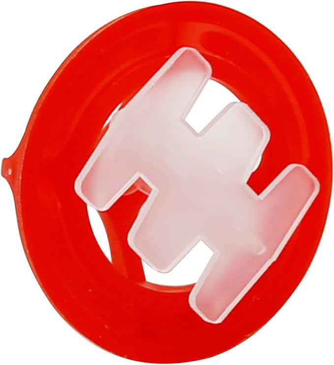 1/8 Tile Leveling System Tile Spacers Leveling System Tile Anti-Loosening and Spacing System Kit (1/8"-300pcs White Base + 100pcs Red Cap)