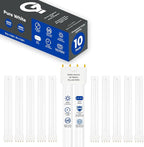 GoodBulb PLL40/850 40W 22.5" Twin Tube Compact Fluorescent Light Bulb 4-pin 2G11 Base 5000K Daylight 2800 Lumen 36000 Hour Long Life Biax Pack of 10