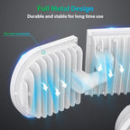 iMaihom 140W Flood Lights Outdoor, 14000LM Ultra Bright LED Flood Light Outdoor, 3 Adjustable Heads Security Lights, IP65 Waterproof Outside Flood Light, 6500K Floodlight for Yard Garage Court (White)