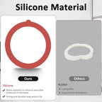 Flush Valve Seal Compatible With Kohler, Canister Flush Valve Toilet Tank Gasket Replacement Parts Compatible K-GP1059291 K-4436, Upgraded Silicone Material Toilet Repair Kit Inside Tank, 4Pcs