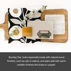 Country Chic All-in-One Chalk Paint for Furniture, Cabinets, Home Decor, Eco-Friendly, Matte Finish, Built-In Primer & Top Coat for Wood, Metal - Sunday Tea (Warm Grey) - Quart 32 oz (950 ml)