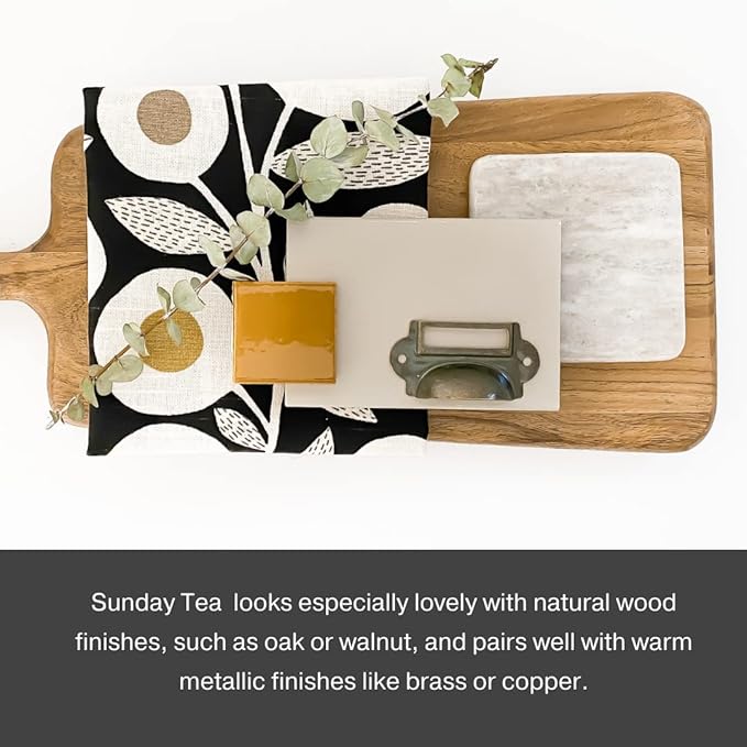 Country Chic All-in-One Chalk Paint for Furniture, Cabinets, Home Decor, Eco-Friendly, Matte Finish, Built-In Primer & Top Coat for Wood, Metal - No Wax Needed (Sunday Tea (Warm Grey), Sample (4 oz)) -