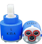 K35A Faucet Cartridge, Replacement Cartridge Compatible with La Torre, Gerber, Danze & Moen, Single Lever Shower Tub Repair, Tub Faucet Cartridges-KEROX