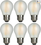 AMDTU Vintage Edison LED Bulb 60W E26 Standard Base 4000K bright White Dimmable G45 Globe 60 watt Round Neutral White Glow Lightbulb Provides a Bright Ambiance Ideal for Room
