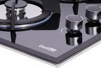 30 inch Gas Cooktops Dual Fuel Sealed 5 Burners Drop-In Tempered Glass Gas Hob DK157-A01S Gas Cooktop