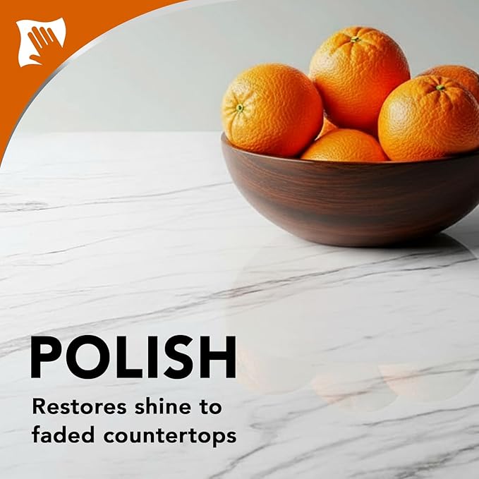 Weiman Granite Cleaner Polish and Protect, Streak Free, pH Neutral Formula for Daily Use on Interior & Exterior Natural Stone with Microfiber Towel, 3 in 1-2 Pack