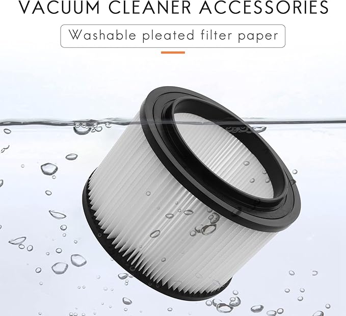 17810 Filter Compatible with Craftsman 4 Gallon Vacuum Filter,9-17810 Wet Dry Vacuum Filter Compatible with Craftsman 4 Gallon Replacement Filter (4 pack)