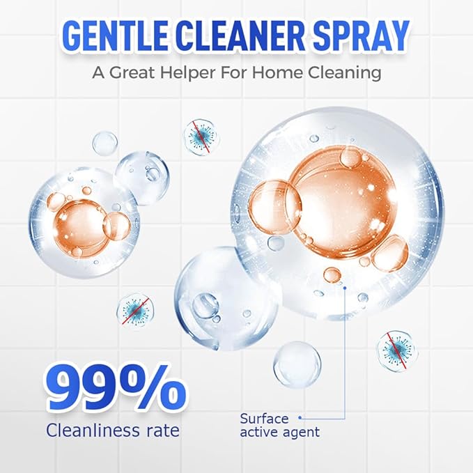 Multi-Purpose Powerful Cleaner for Kitchen, Upgrade Heavy Kitchen Grease Remover, 3 In 1 Coconut Oil Natural Cleanser for Faucets, Tiles, Oven & Stove Top (1)