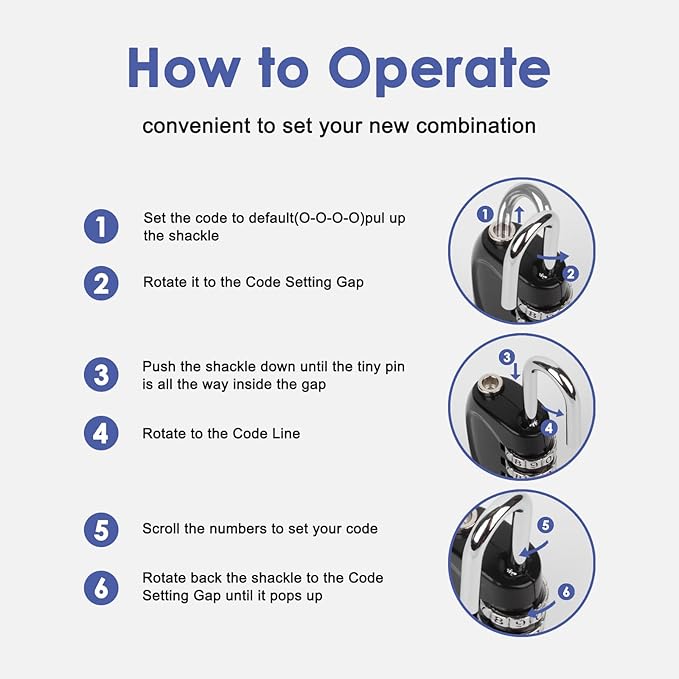 4 Digit Combination Lock Outdoor Padlock for School Gym Locker Outdoor Waterproof Padlock for School Gym Locker, Storage Unit,Garages, Sports Locker, Toolbox, Hasp Storage (2 Pack Black)