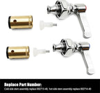 Handle Stem Assembly Hot & Cold Compatible with T&S Brass Faucets Replace 002714-40 002713-40 Spindle Assembly for Eterna Valve Replacement