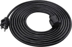 Clear Power 16 Gauge 3Prong Cords (16/3-3 Prong Grounded Plug, Black, 15 ft)