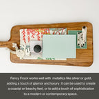 Country Chic All-in-One Chalk Paint for Furniture, Cabinets, Home Decor, Eco-Friendly, Matte Finish, Built-In Primer & Top Coat for Wood, Metal - Fancy Frock (Light Blue) - Pint 16 oz (475 ml)