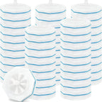 50-Count Disposable Toilet Brush Refills | Universal Cleaning System: Toilet Wand Heads & Bowl Clean Pads Compatible with Most Handles