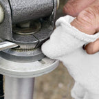 Avalon Towels Cotton Shop Rags – (Pack of 50) Size 12x14 Inches Cleaning Rags – Absorbent Shop Towels and Multipurpose Cleaning Towels for Automobiles, Industries, Garage and Homes (White)