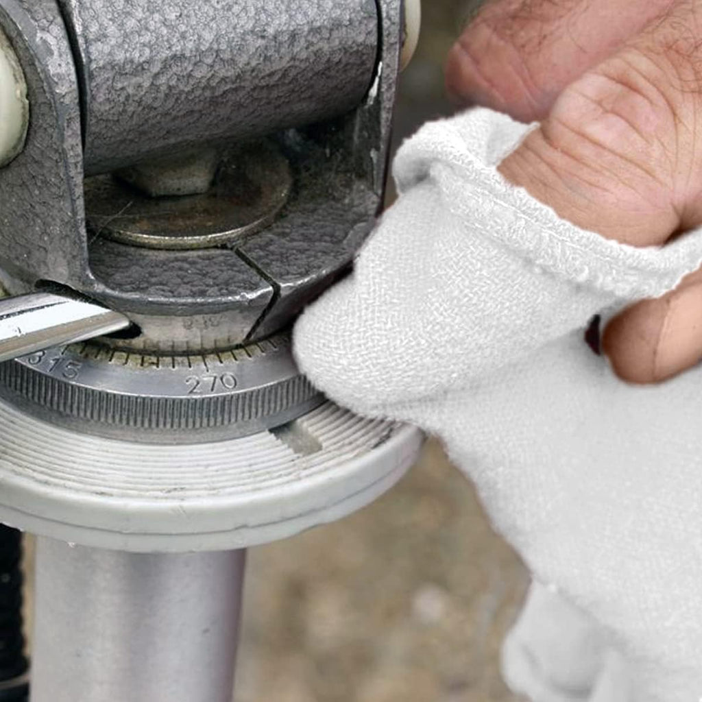 Avalon Towels Cotton Shop Rags – (Pack of 100) Size 12x14 Inches Cleaning Rags – Absorbent Shop Towels and Multipurpose Cleaning Towels for Automobiles, Industries, Garage and Homes (White)