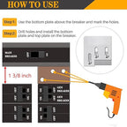 Generator Interlock Kit for Square D QO or Homeline150 or 200 amp Panels, 1 3/8 Inch Spacing Between Main and Branch Breaker