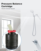40PHF-2 Pressure Balance Cartridge, Shower Cartridge Replacement Fit for Shower Faucet, Cartridge Only 40mm